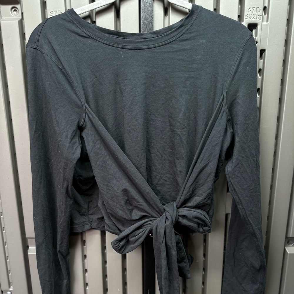 lululemon Long Sleeve Tie-Back Top